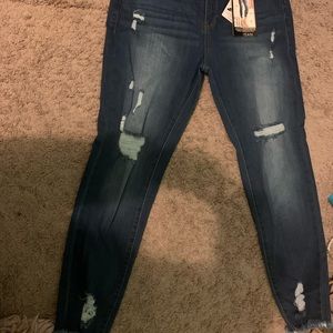 High rise ENJEAN jeans slim fit